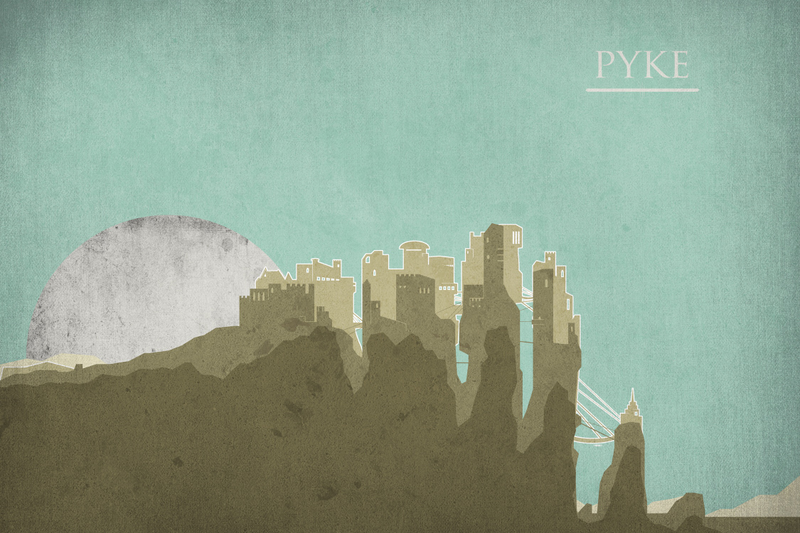 Illustration for article titled Awesome Game of Thrones Travel Posters for Your Next Trip to Westeros!